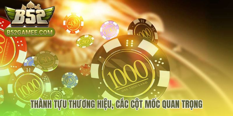 Giới thiệu B52 qua các cột mốc như 1 triệu người dùng